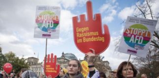 Anti-AfD-Demo in Berlin.