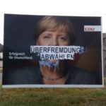 Schnappschuss eines CDU-Wahlplakates an der Bundesstraße 1 in Berlin (Lesereinsendung).