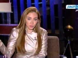 TV-Moderatorin Doaa Salah in ihrer Sendung auf Al-Nahar.
