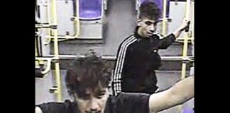 Als ein Mitfahrer diese beiden Randalierer in der Bahn Höhe Köln-Merheim ansprach, wurde er von ihnen brutal zusammengeschlagen.