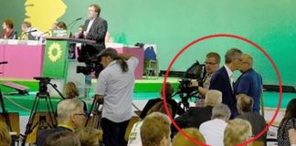 Das dpa-Foto beweist: JouWatch-Reporter Christian Jung stand unmittelbar vor Kretschmann und Gastel.