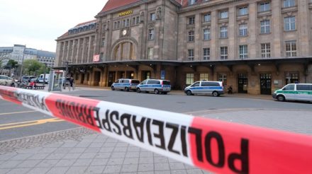 In der Nähe des Leipziger Hauptbahnhofes geschah am Dienstagabend die Messerattacke.