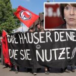 Aus Hamburg nichts gelernt: Kölns Oberbürgermeisterin Henriette "Armlänge" Reker (kl. Foto) kuscht vor der Antifa.