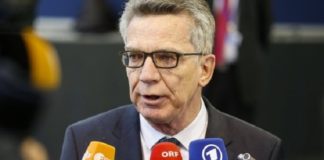 Innenminister Thomas de Maiziere.