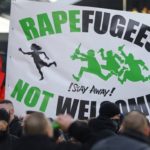 Demo gegen Rapefugees 2016 in Köln.