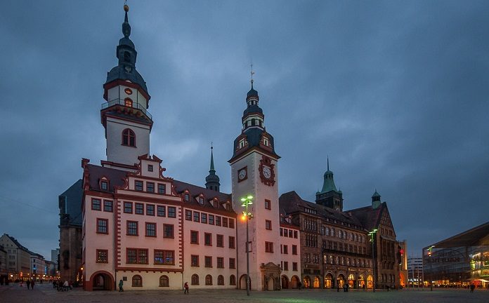 Rathaus in Chemnitz.