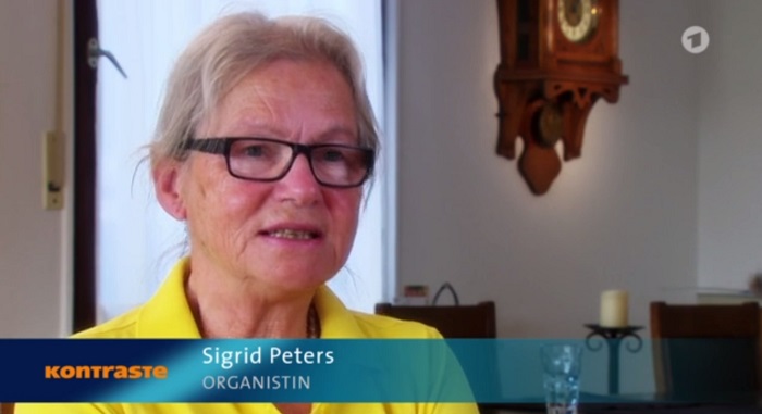 Hört jedes Mal die Stimme Adolf Hitlers: Die Organistin Sigrid Peters.