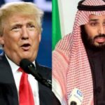 US-Präsident Donald Trump (li.); Mohammed bin Salman al-Saud, Saudischer Kronprinz (re.).