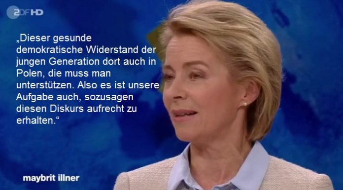 Ursula von der Leyens Äußerung während der 