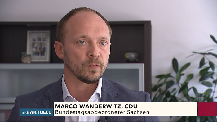 Marco Wanderwitz (CDU): "Alles, was ich über Ulrich Oehme gelernt habe, ist, dass er ein reinrassiger Nazi ist. So ein Mann gehört nicht in ein Parlament."
