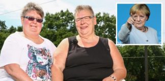 Gundula Zilm (52, l.) und ihre lesbische Partnerin Christine (58) brachten laut Medien Angela Merkel bei zwei Begegnungen dazu, ihre Haltung zur „Ehe für alle“ zu ändern.